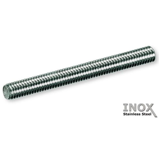 BARRETTA FILETTATA INOX A2 M. 10 X mt.1
