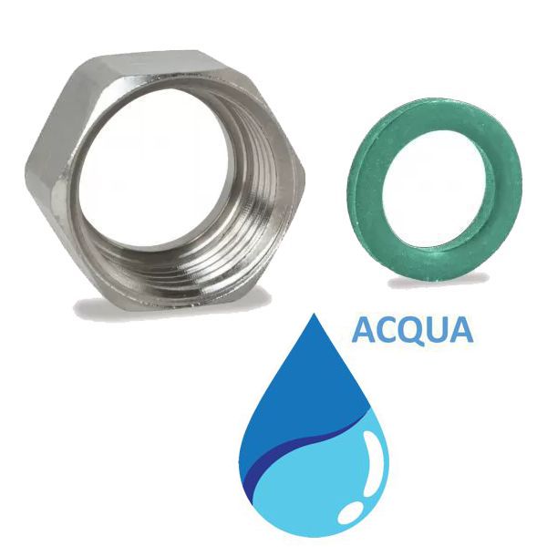 CALOTTA TIS 3/8 ACQUA TUBO CORRUGATO