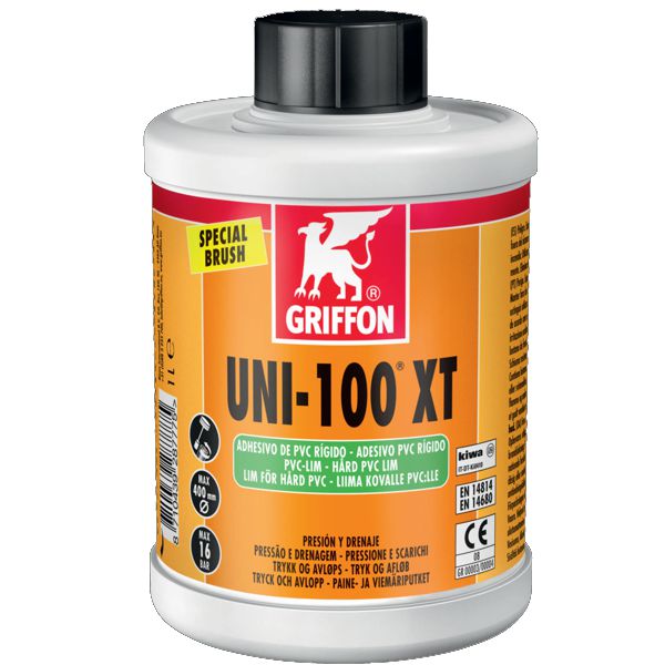 COLLANTE 250 ml GRIFFON UNI 100 XT PER PVC RIGIDO