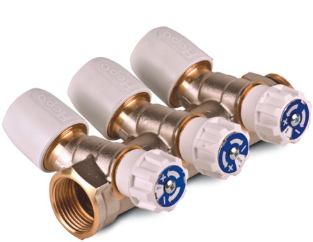 PB COLLETTORE C/VALVOLE 15X3/4X3 VIE