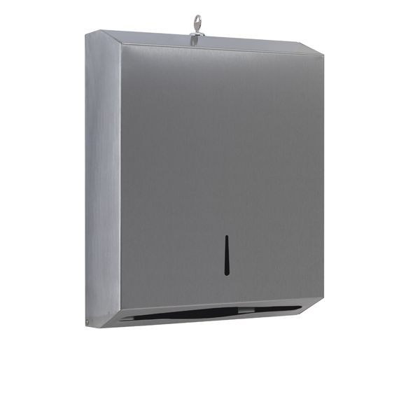 DISTRIBUTORE SALVIETTE INOX CON SERRATURA (GE)