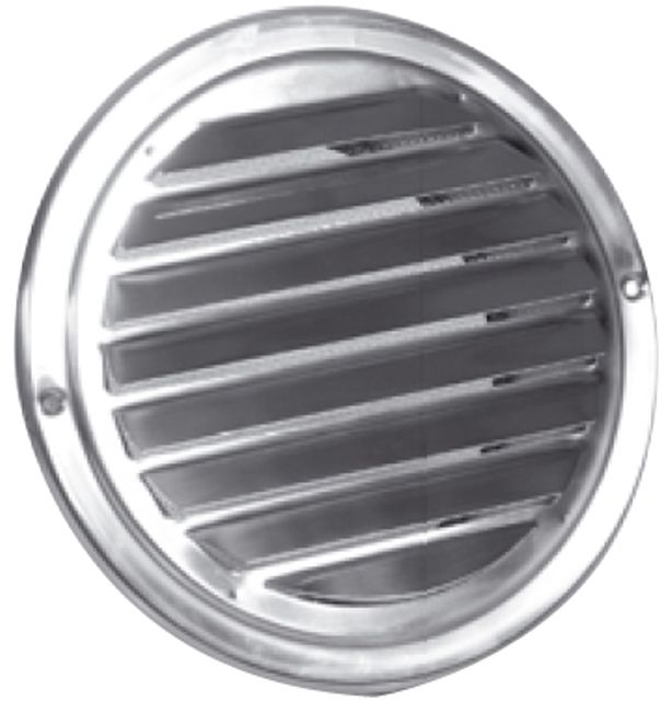 VMC GRIGLIA ESTERNA INOX D. 125 A PARETE
