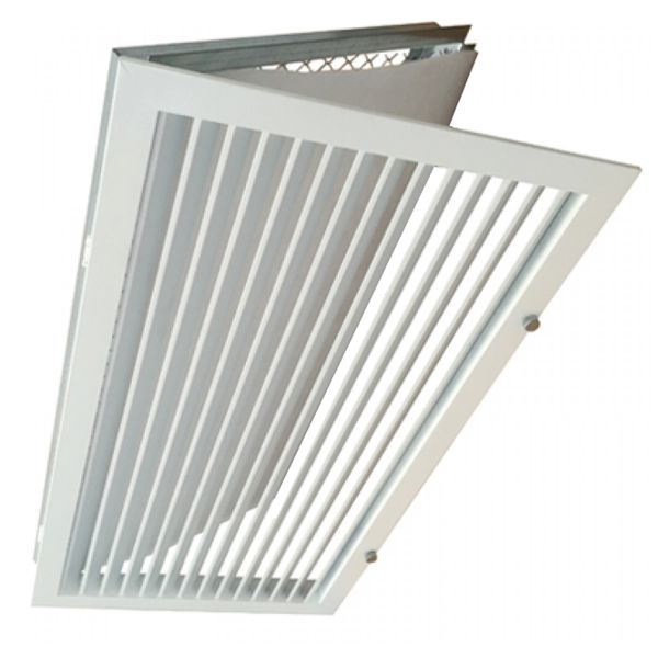 GRIGLIA PORTAFILTRO 700X400 VERNICIATA BIANCA