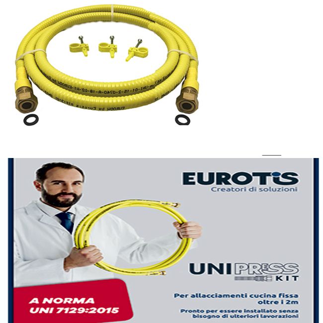 FLESSIBILE GAS MT. 3 EUROTIS FF 1/2