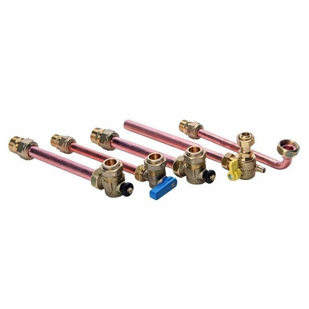 KIT RACCORDI 4 RUBINETTI PER CALDAIE MTS