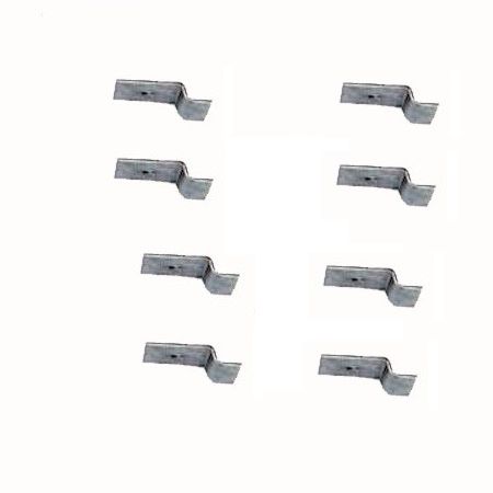 KIT STAFFE INOX FISSAGGIO A PAVIMENTO (8 PEZZI)