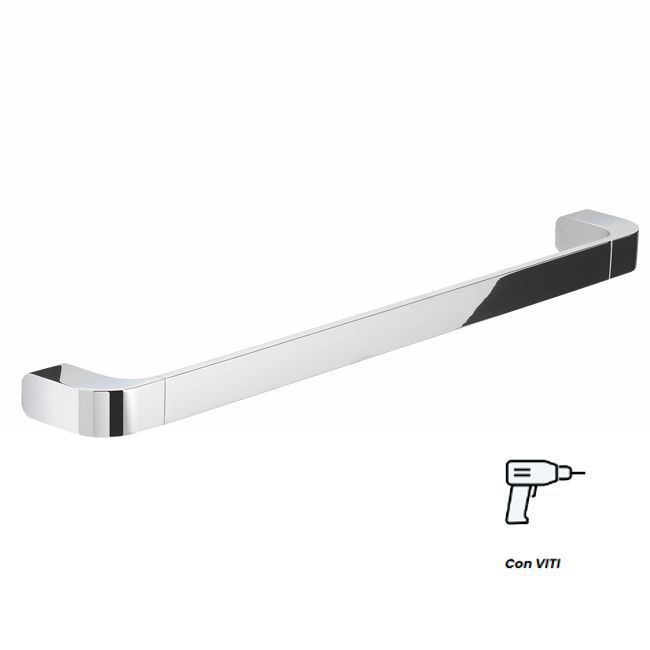 PORTA SALVIETTE/MANIGLIONE 25 CROMO OUTLINE (GE)