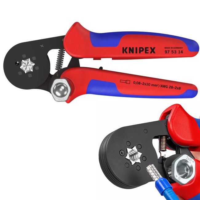 KNIPEX PINZA TERMINALI A BUSSOLA