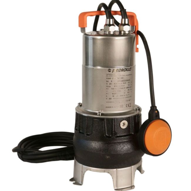 PEDROLLO POMPA FOGNA 0,70 HP ZXm1A/40 220