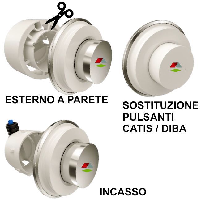 PULSANTE PNEUMATICO UNICO