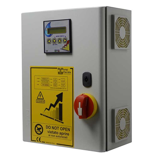 QUADRO 1 INVERTER 5 A. TIFASE MAX 3 HP