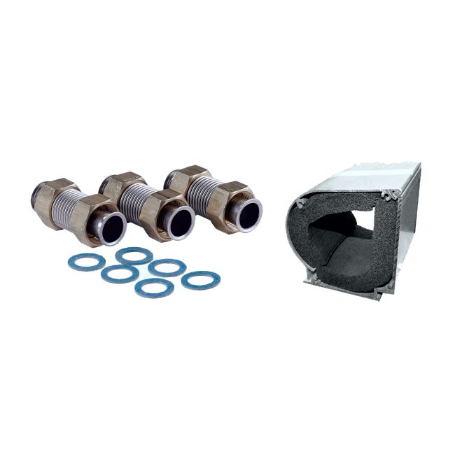 KIT ACCOPPIAMENTO COLLETTORI SOTTOVUOTO COIBENTATO