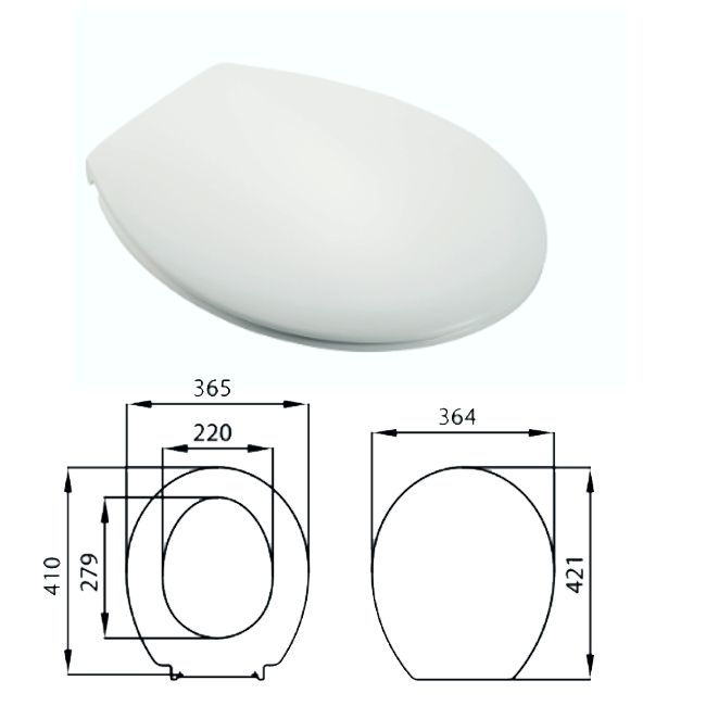 SEDILE POLO/VENERE CERN. PLAST. (DIP)