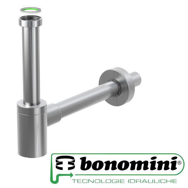 SIFONE BOTTIGLIA MINI INOX LUCIDO 1