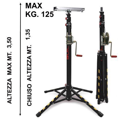 SOLLEVATORE MANUALE mt.3,50 KG.125 ELC-720 BC-02/M