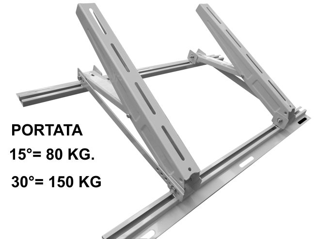 STAFFA CLIMATIZZ. TETTI OBLIQUI 850X520 MM S-661
