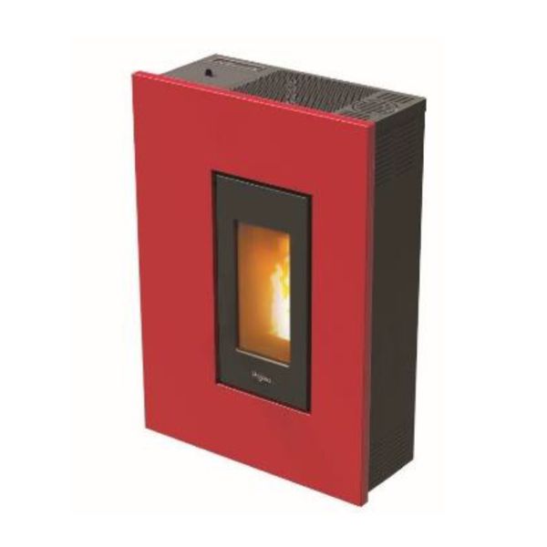 STUFA # MADISON AIR SLIM 4.9 KW PELLET ROSSA (PEG)