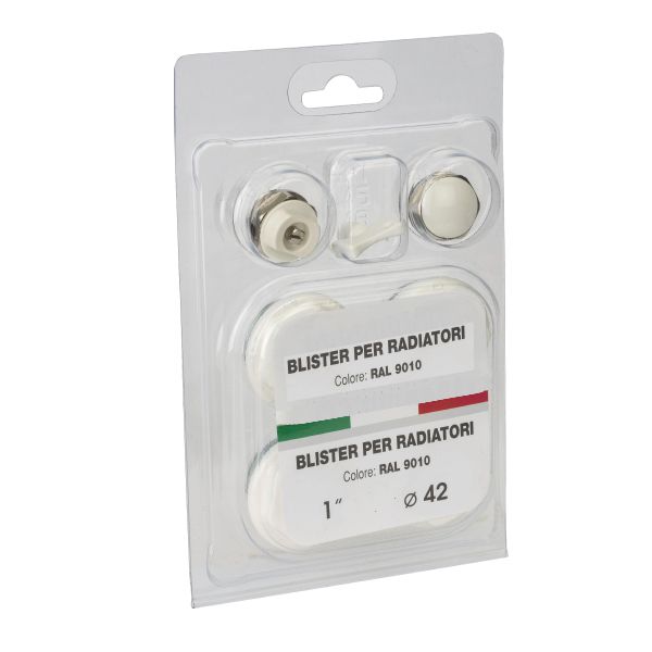 BLISTER 4 TAPPI 3/4X1/2 FL.32 RADIATORI ALLUMINIO