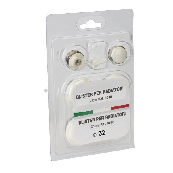 BLISTER 4 TAPPI 3/4X3/8 FL.32 RADIATORI ALLUMINIO