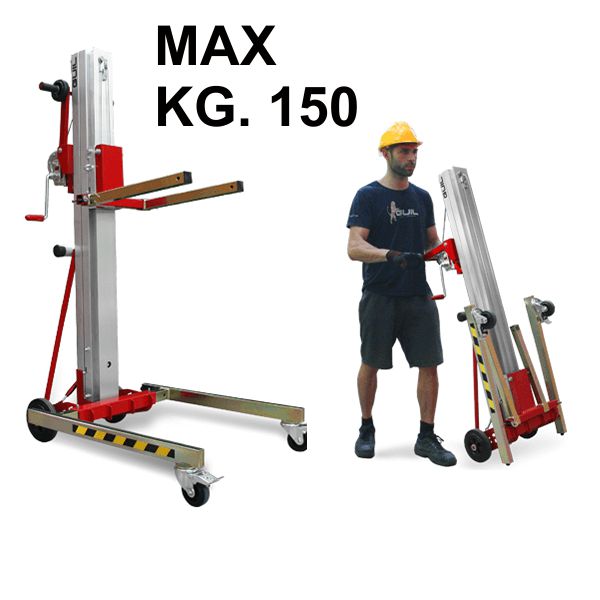 SOLLEVATORE MANUALE mt.4,10 KG.150 (su commessa)