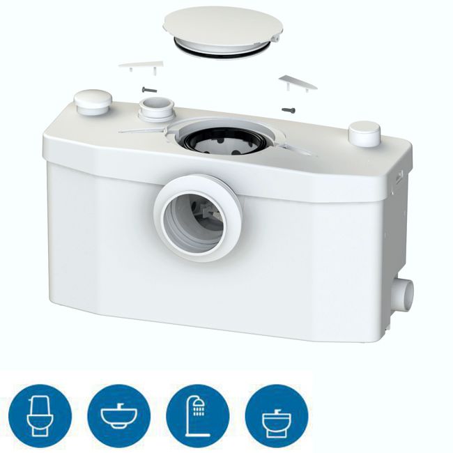 TRITURATORE SANIPLUS UP BAGNO COMPLETO (MAX MT.8)