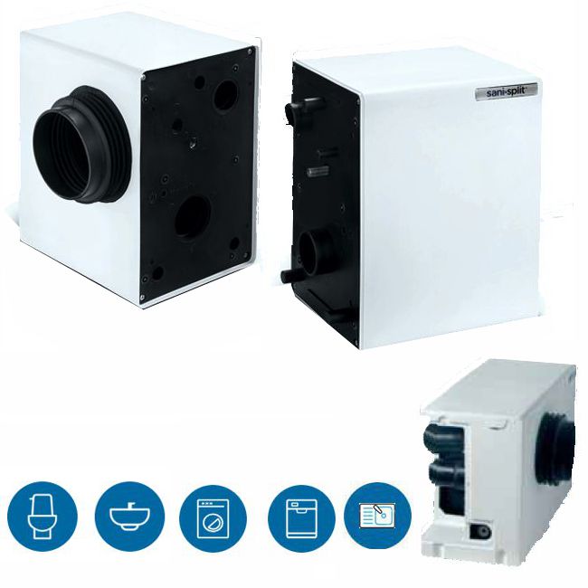 SANISPLIT SCARICO WC + 1 SCARICO (SANISPLIT 2)