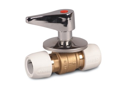 PB VALVOLA SFERA INCASSO D. 22 CON LEVA