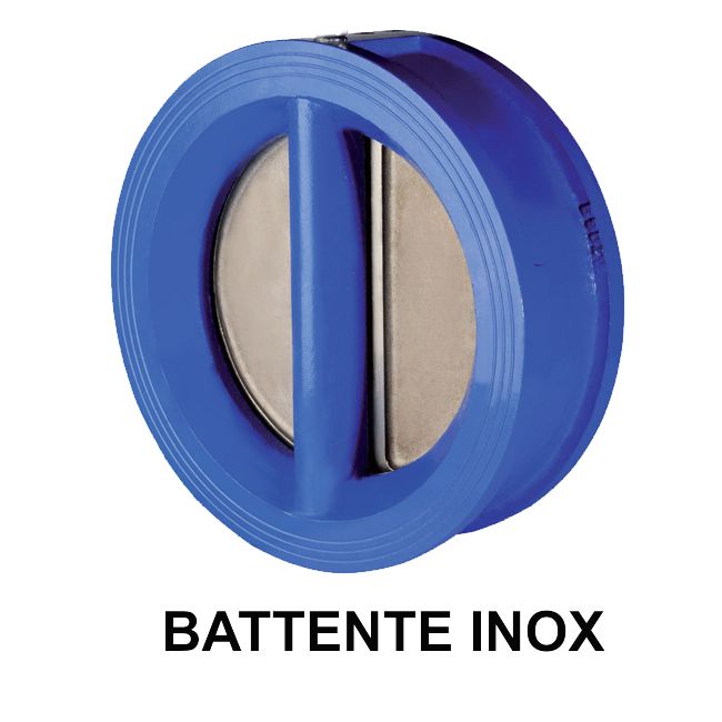 VALVOLA RITEGNO DN 65 PN 16 DOPPIO BATTENTE INOX