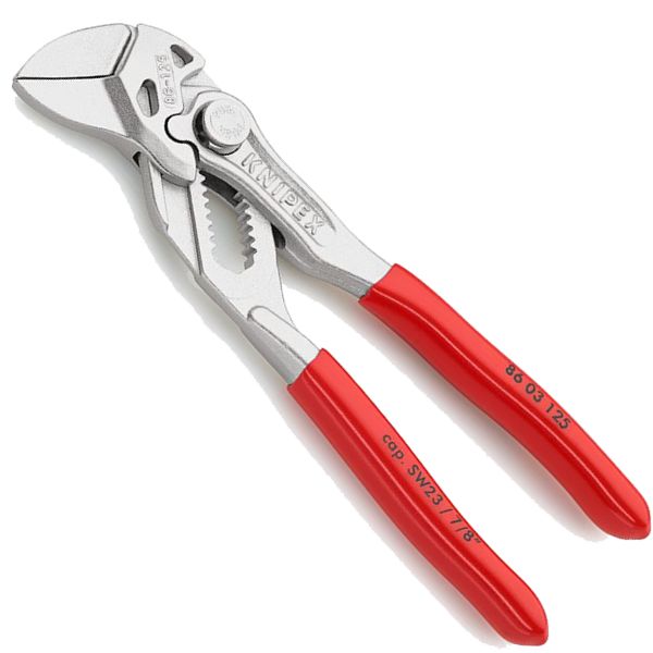 KNIPEX PINZA CHIAVE 180 mm CROMATA