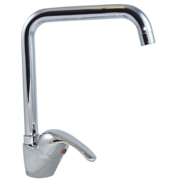 MISCELATORE EVEN LAVELLO CANNA 90°  CROMO MONOC