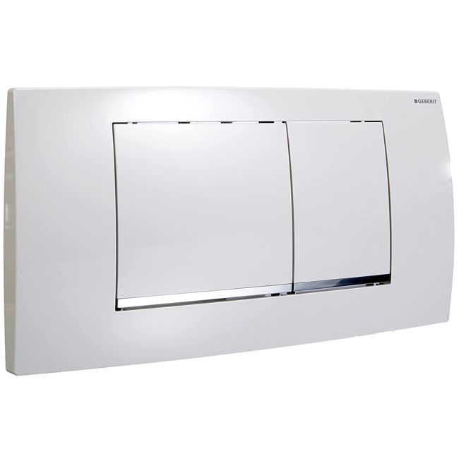 PLACCA COMANDO 2 TASTI 34X18,5 GEBERIT 115.899.KJ.