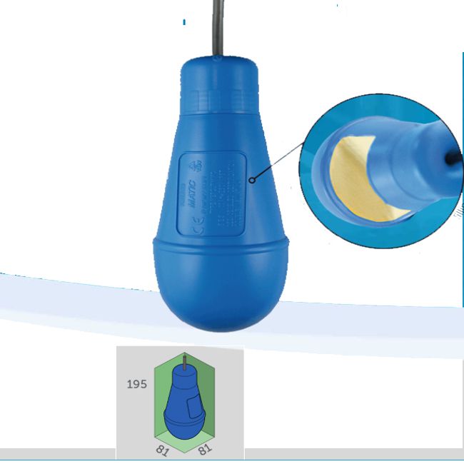 REGOLATORE LIVELLO MERCURY 5 METRI + CONTR.