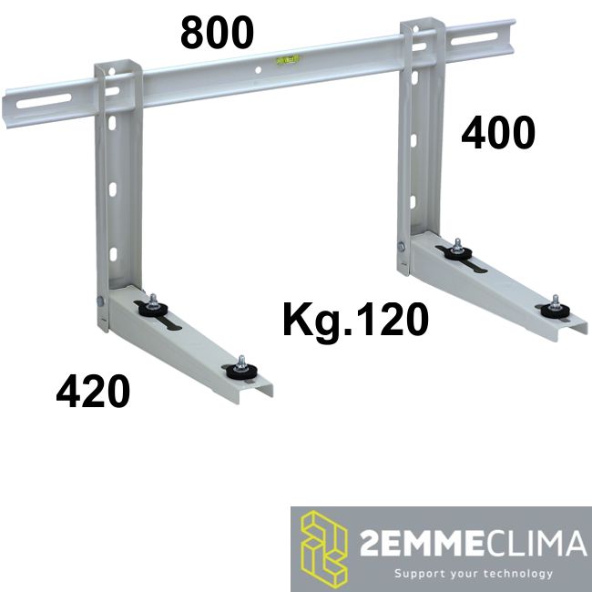 STAFFA CLIMATIZZ. L=420XH=400X800 KG.120 S-210P.01