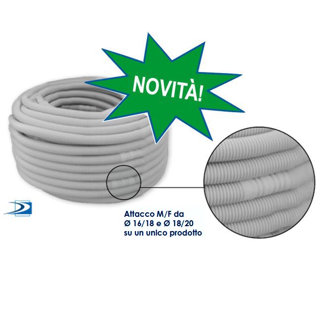 TUBO SCARICO CONDENSA 16/18/20 (50 mt.) mt/mt
