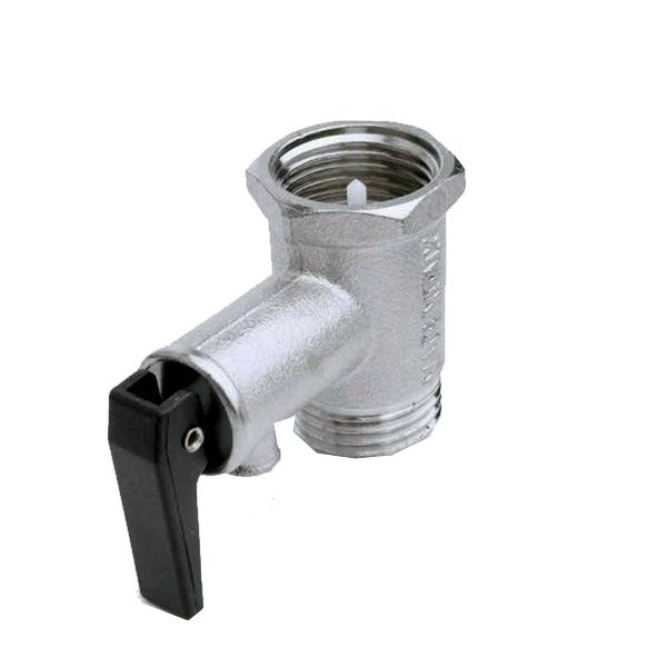 VALVOLA SICUREZZA SCALDABAGNO 8 BAR MF 3/4 LEVA