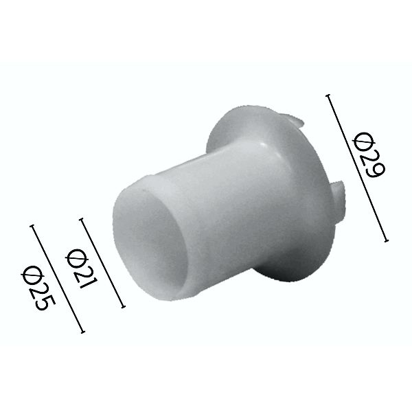 RACCORDO DIRITTO  D.29 PER CONDENSA CLIMATIZZATORI